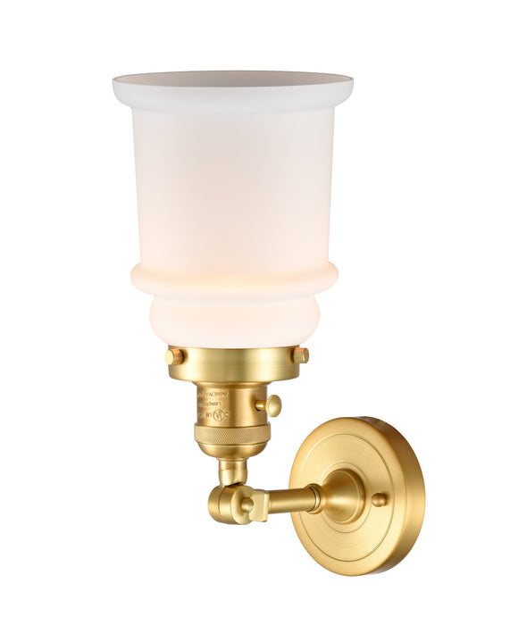 Innovations 203SW-SG-G181 One Light Wall Sconce, Satin Gold