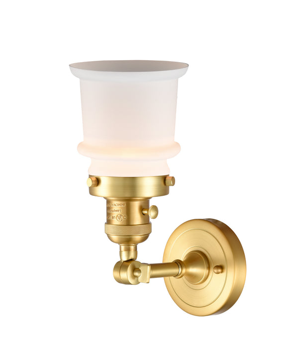 Innovations 203SW-SG-G181S One Light Wall Sconce, Satin Gold