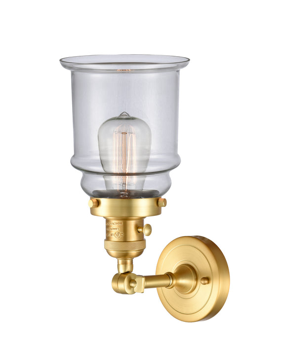 Innovations 203SW-SG-G182 One Light Wall Sconce, Satin Gold