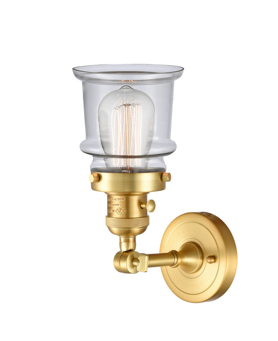 Innovations 203SW-SG-G182S One Light Wall Sconce, Satin Gold