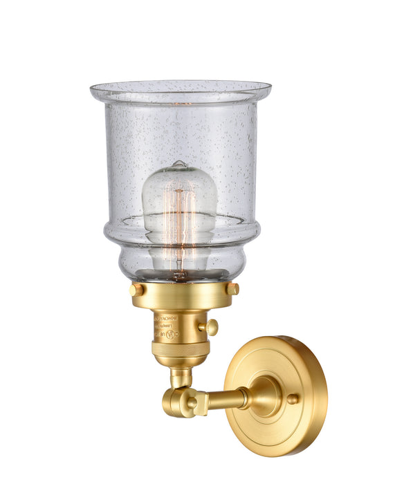 Innovations 203SW-SG-G184 One Light Wall Sconce, Satin Gold
