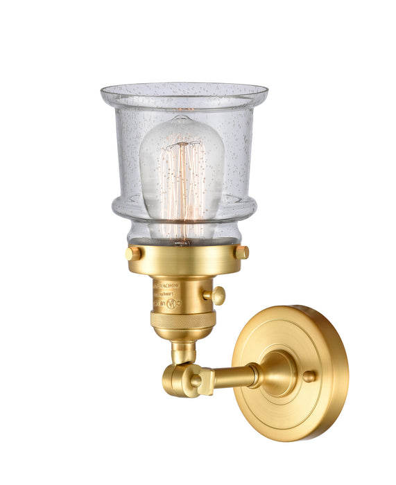 Innovations 203SW-SG-G184S One Light Wall Sconce, Satin Gold