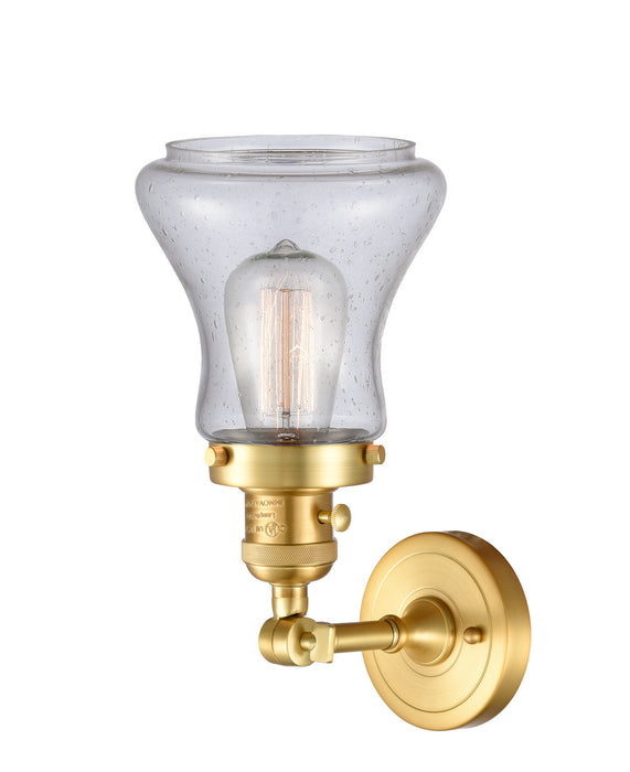 Innovations 203SW-SG-G194 One Light Wall Sconce, Satin Gold