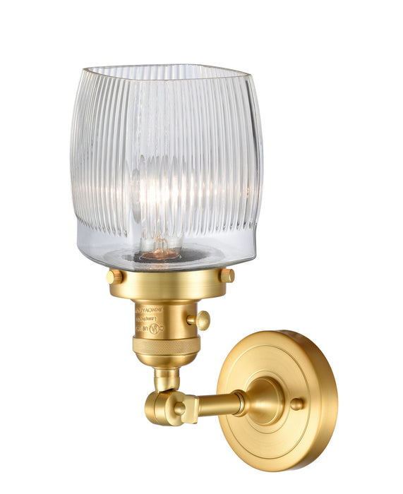 Innovations 203SW-SG-G302 One Light Wall Sconce, Satin Gold