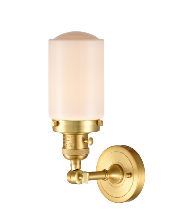 Innovations 203SW-SG-G311 One Light Wall Sconce, Satin Gold