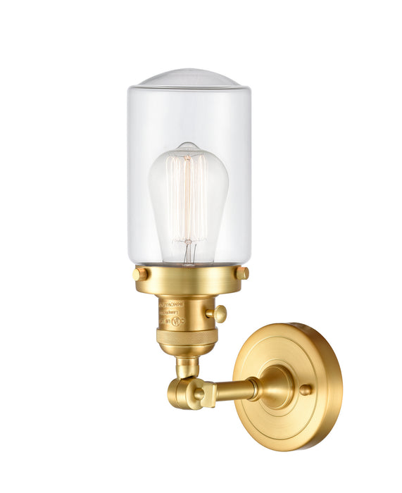 Innovations 203SW-SG-G312 One Light Wall Sconce, Satin Gold