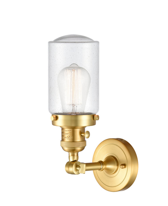 Innovations 203SW-SG-G314 One Light Wall Sconce, Satin Gold