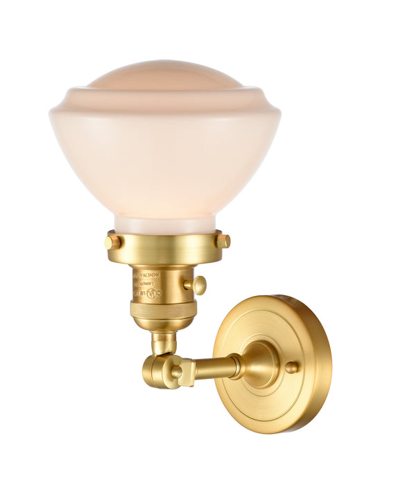 Innovations 203SW-SG-G321 One Light Wall Sconce, Satin Gold