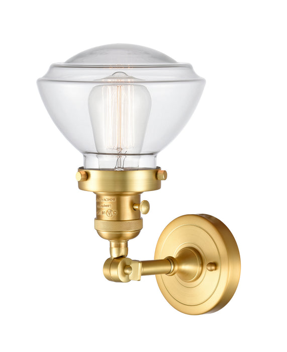 Innovations 203SW-SG-G322 One Light Wall Sconce, Satin Gold