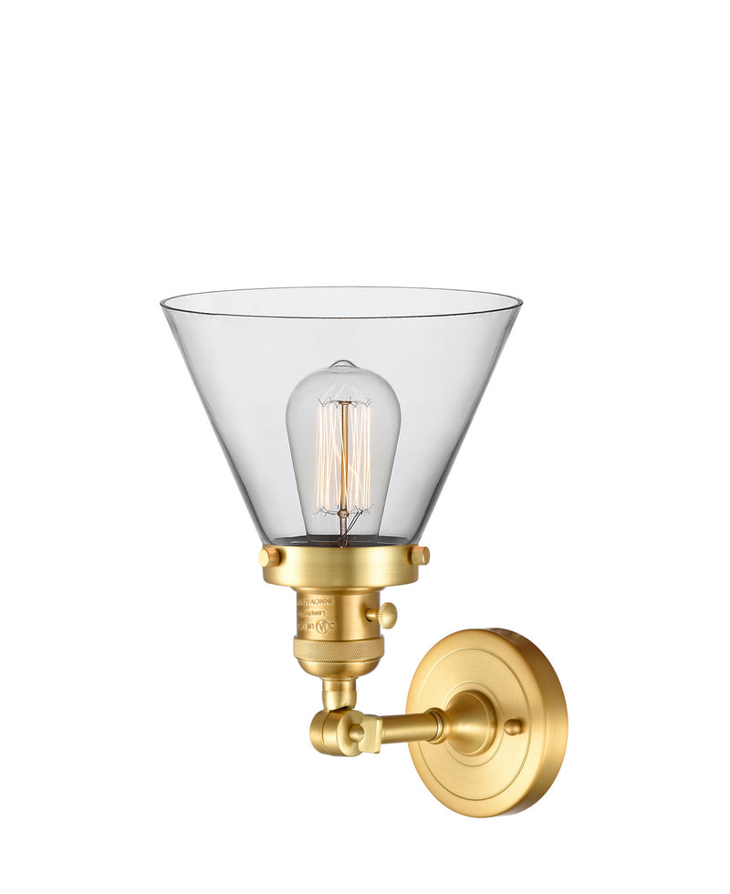 Innovations 203SW-SG-G42 One Light Wall Sconce, Satin Gold
