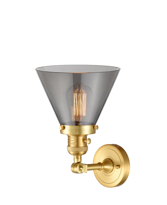Innovations 203SW-SG-G43 One Light Wall Sconce, Satin Gold