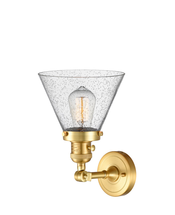 Innovations 203SW-SG-G44 One Light Wall Sconce, Satin Gold