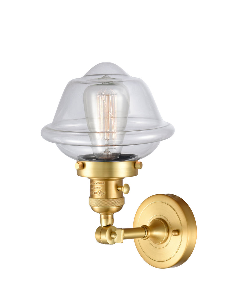 Innovations 203SW-SG-G532 One Light Wall Sconce, Satin Gold