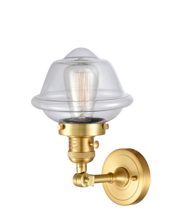 Innovations 203SW-SG-G532 One Light Wall Sconce, Satin Gold