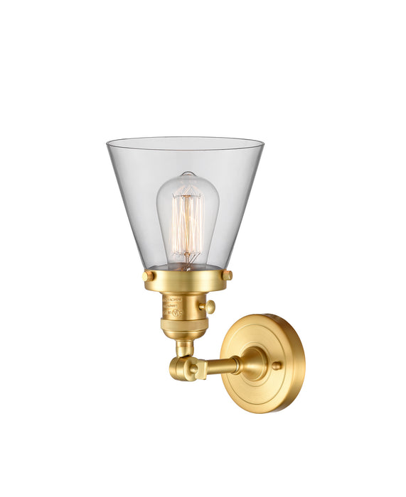 Innovations 203SW-SG-G62 One Light Wall Sconce, Satin Gold