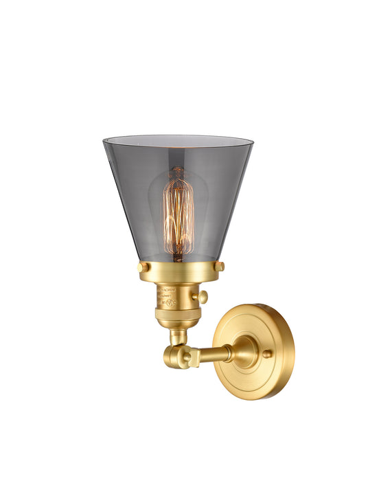 Innovations 203SW-SG-G63 One Light Wall Sconce, Satin Gold