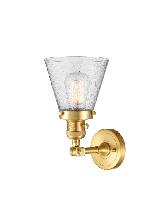 Innovations 203SW-SG-G64 One Light Wall Sconce, Satin Gold