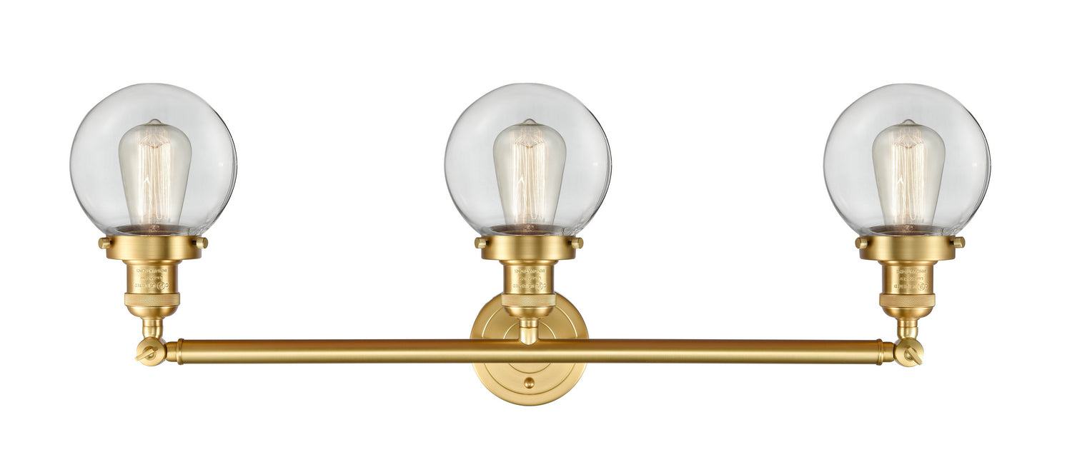 Innovations 205-SG-G202-6-LED LED Bath Vanity, Satin Gold