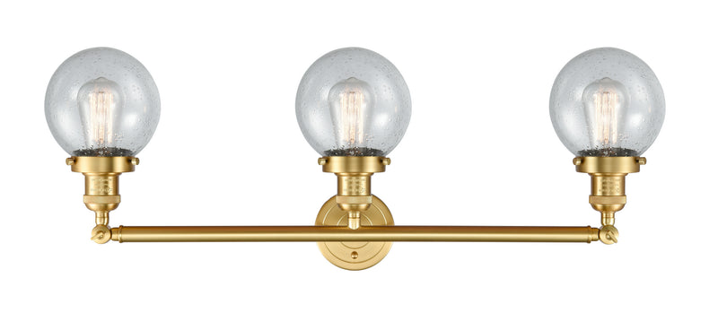 Innovations 205-SG-G204-6-LED LED Bath Vanity, Satin Gold