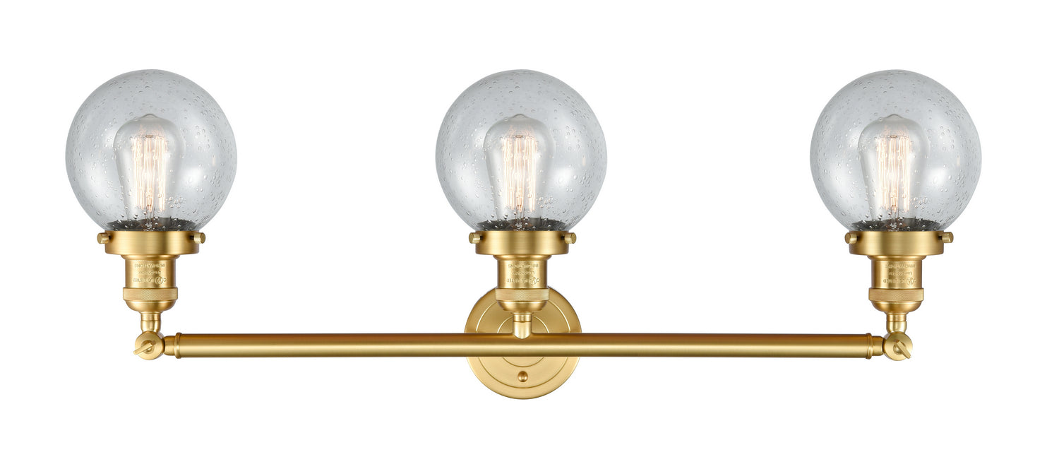 Innovations 205-SG-G204-6-LED LED Bath Vanity, Satin Gold
