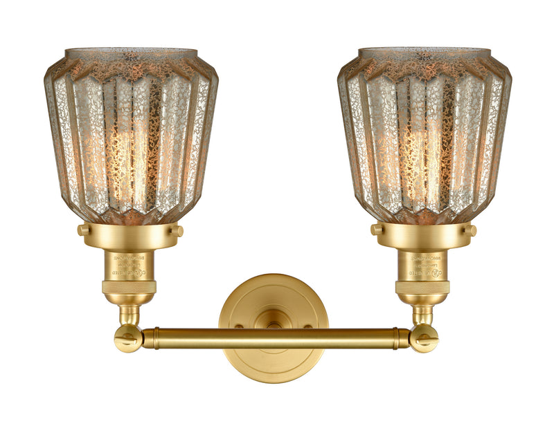 Innovations 208-SG-G146-LED LED Bath Vanity, Satin Gold
