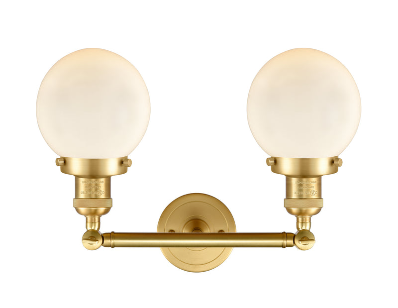 Innovations 208-SG-G201-6-LED LED Bath Vanity, Satin Gold