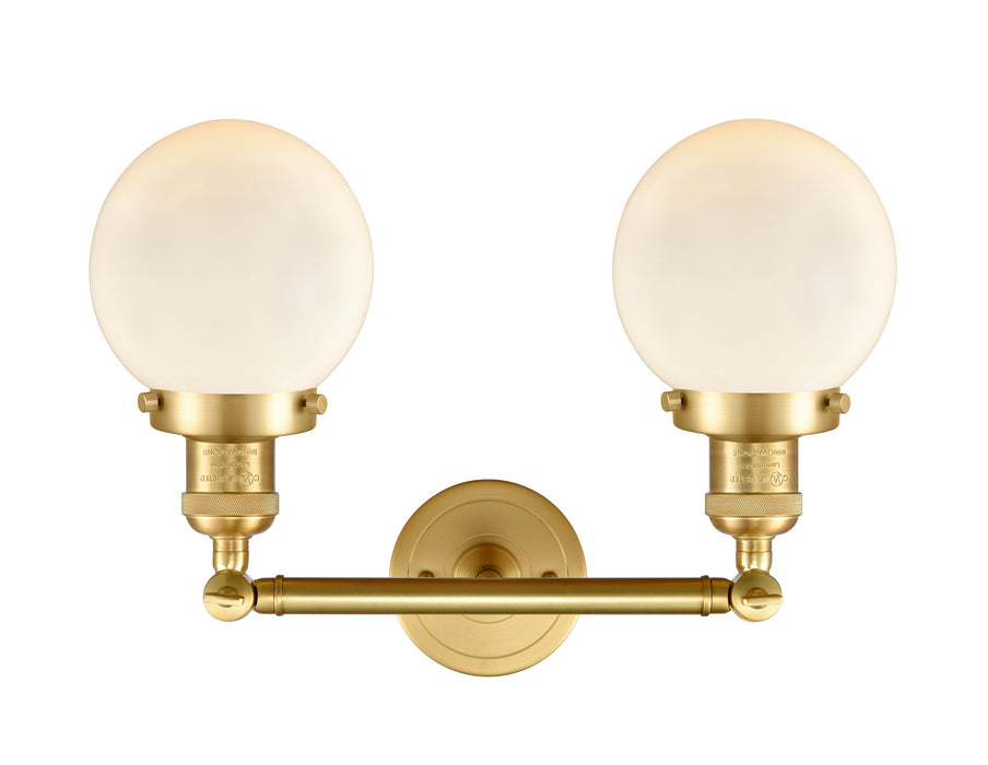 Innovations 208-SG-G201-6-LED LED Bath Vanity, Satin Gold