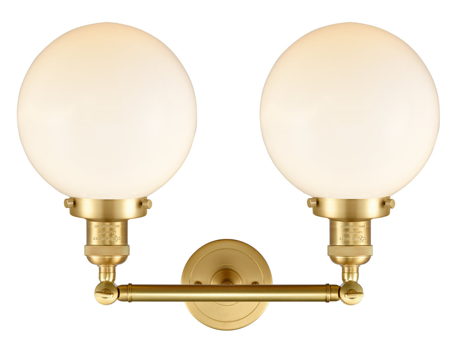 Innovations 208-SG-G201-8-LED LED Bath Vanity, Satin Gold