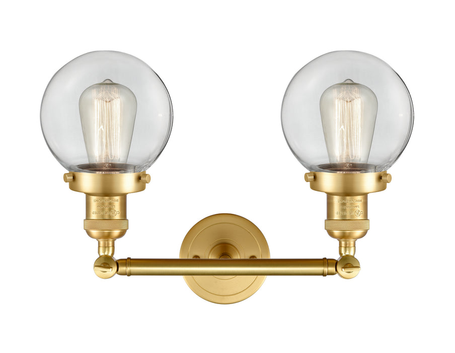 Innovations 208-SG-G202-6-LED LED Bath Vanity, Satin Gold