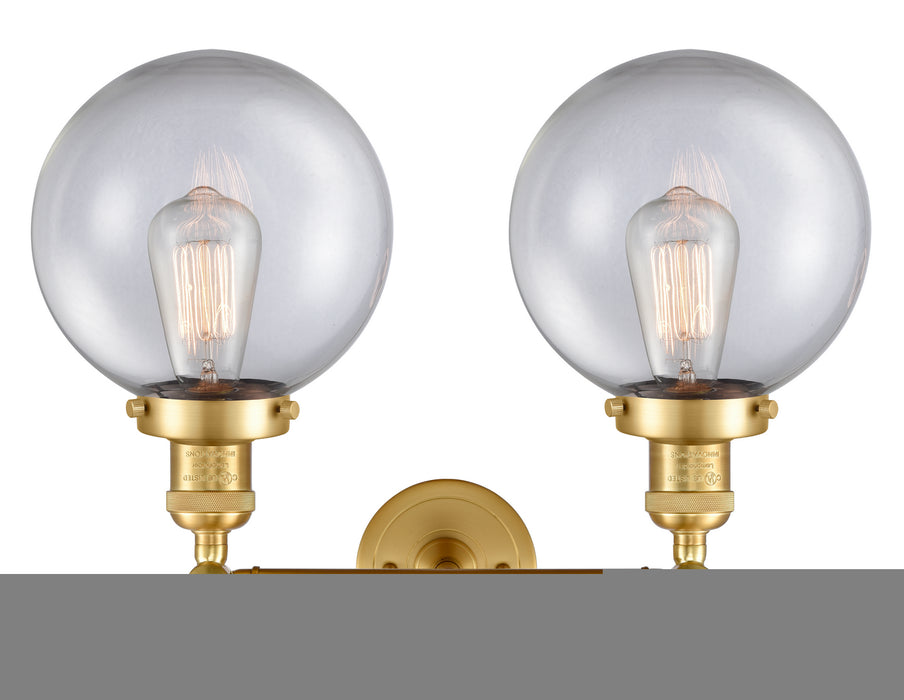 Innovations 208-SG-G202-8-LED LED Bath Vanity, Satin Gold