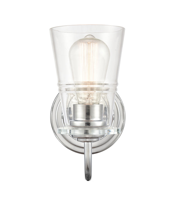 Innovations 421-1W-PC-CL One Light Bath Vanity, Polished Chrome
