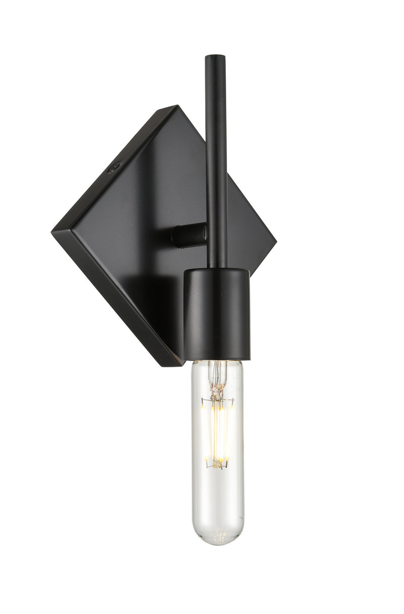 Innovations 425-1W-BK-T10LED LED Wall Sconce, Matte Black