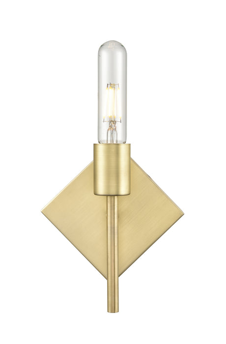 Innovations 425-1W-SB-T10LED LED Wall Sconce, Satin Brass