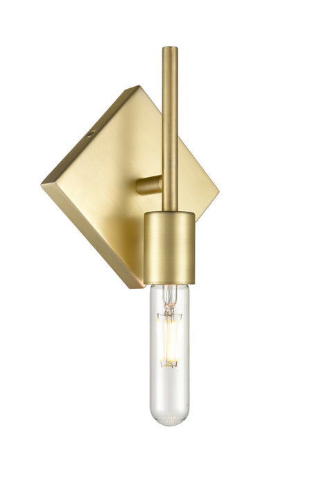 Innovations 425-1W-SB-T10LED LED Wall Sconce, Satin Brass