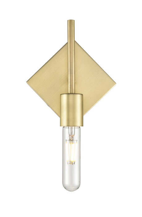 Innovations 425-1W-SB-T10LED LED Wall Sconce, Satin Brass