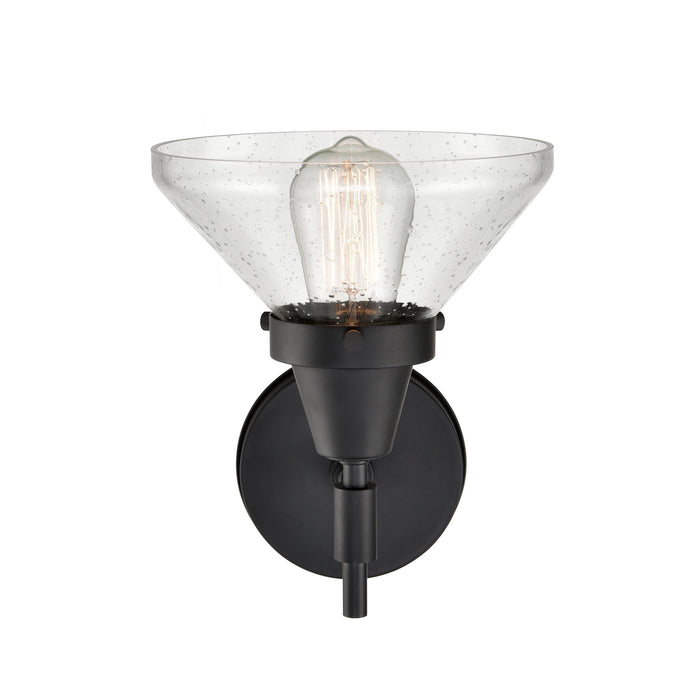 Innovations 447-1W-BK-SDY-LED LED Wall Sconce, Matte Black