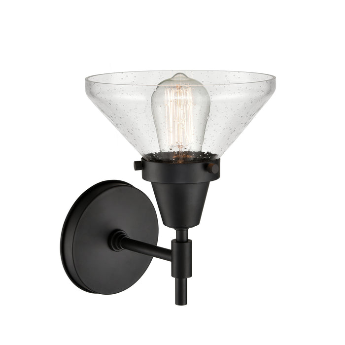 Innovations 447-1W-BK-SDY-LED LED Wall Sconce, Matte Black