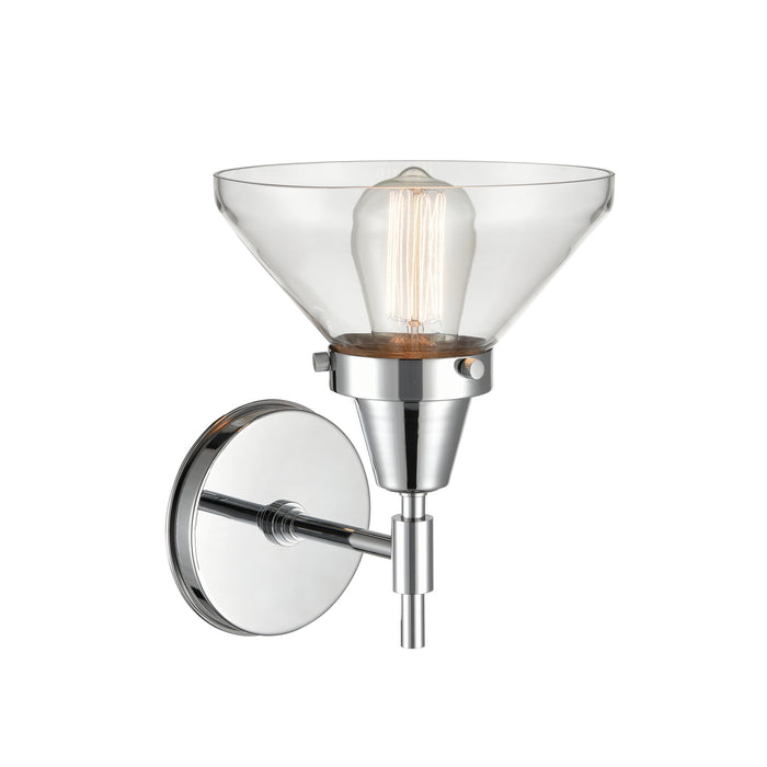 Innovations 447-1W-PC-CL-LED LED Wall Sconce, Polished Chrome