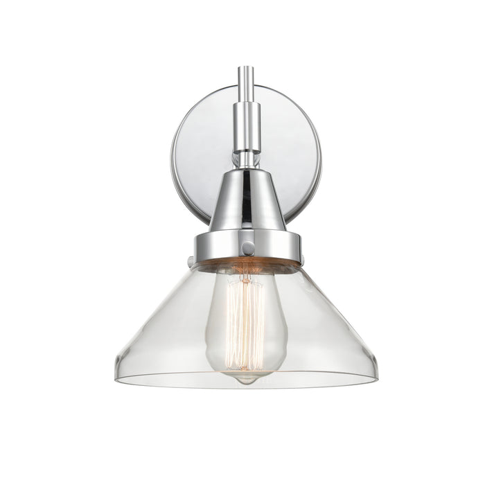 Innovations 447-1W-PC-CL-LED LED Wall Sconce, Polished Chrome