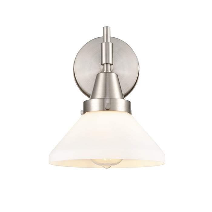 Innovations 447-1W-SN-W-LED LED Wall Sconce, Satin Nickel