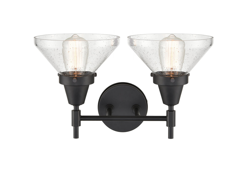 Innovations 447-2W-BK-SDY-LED LED Bath Vanity, Matte Black