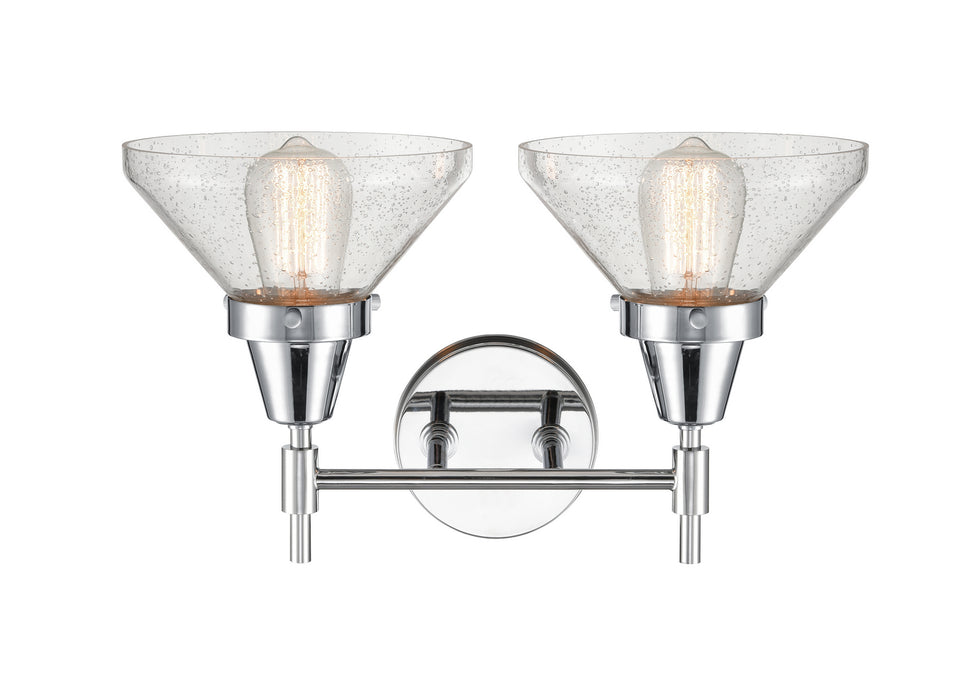 Innovations 447-2W-PC-SDY-LED LED Bath Vanity, Polished Chrome