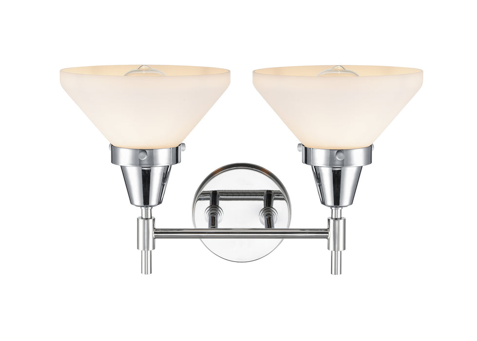 Innovations 447-2W-PC-W-LED LED Bath Vanity, Polished Chrome