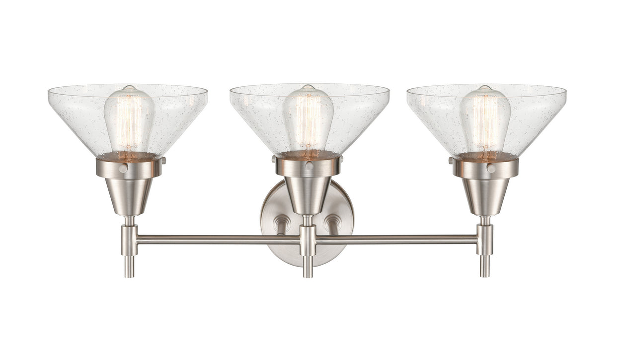 Innovations 447-3W-SN-SDY-LED LED Bath Vanity, Satin Nickel