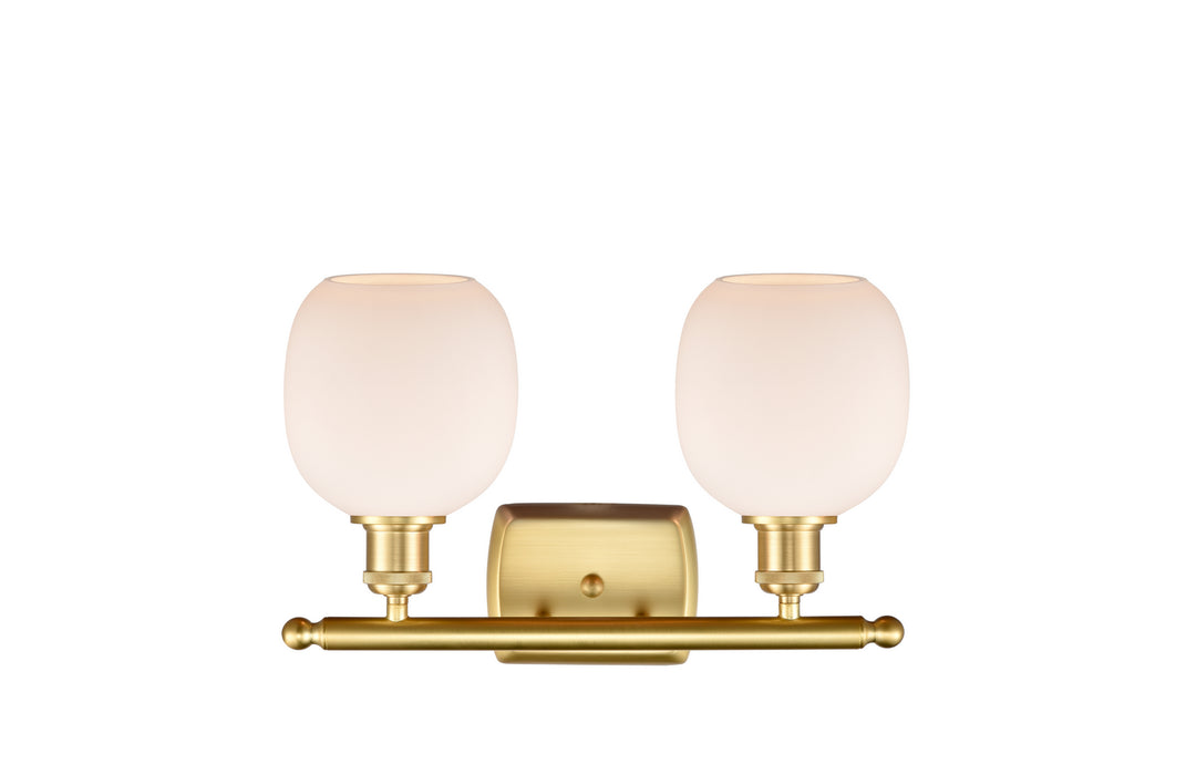Innovations 516-2W-SG-G101-LED LED Bath Vanity, Satin Gold