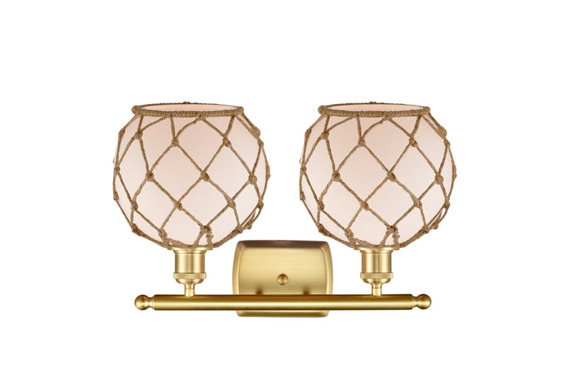 Innovations 516-2W-SG-G121-8RB-LED LED Bath Vanity, Satin Gold