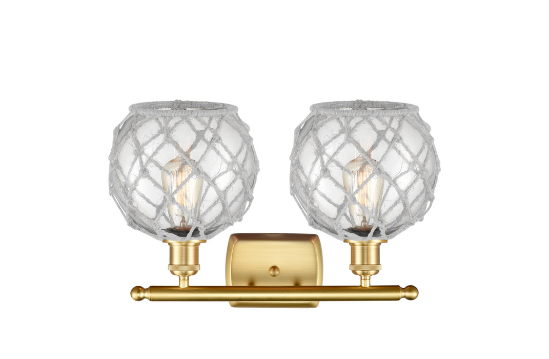 Innovations 516-2W-SG-G122-8RW-LED LED Bath Vanity, Satin Gold
