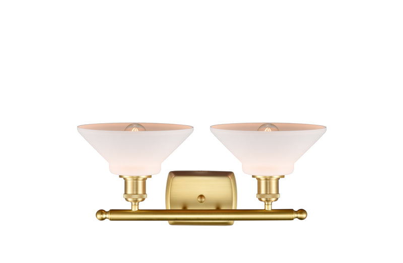 Innovations 516-2W-SG-G131-LED LED Bath Vanity, Satin Gold