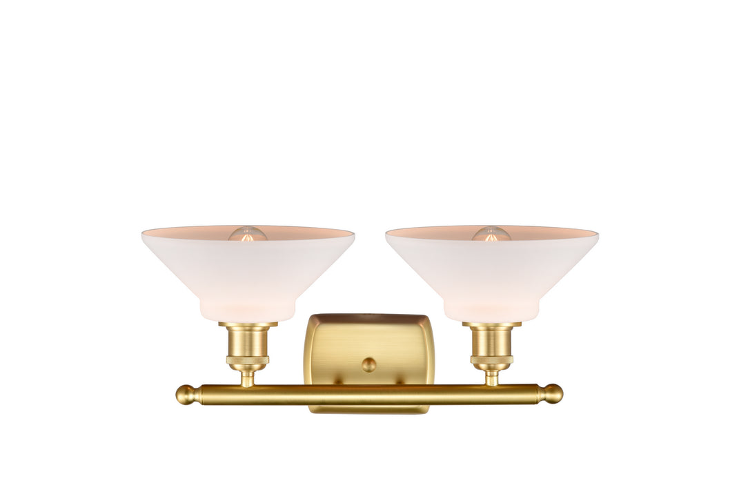 Innovations 516-2W-SG-G131-LED LED Bath Vanity, Satin Gold