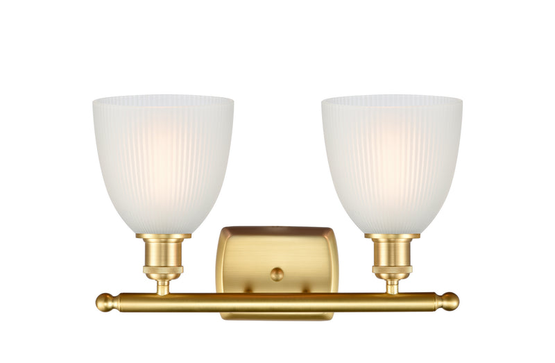 Innovations 516-2W-SG-G381-LED LED Bath Vanity, Satin Gold